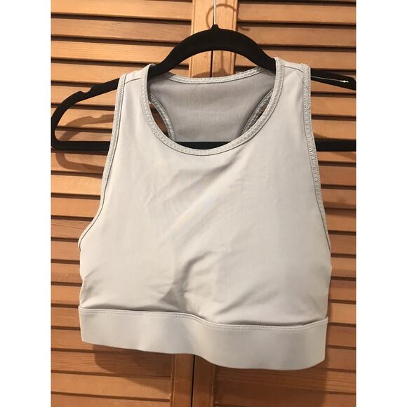 Fabletics Women's Gray Trinity High Impact Sports Bra Racerback Strap. 14"w 14"L - Picture 5 of 5